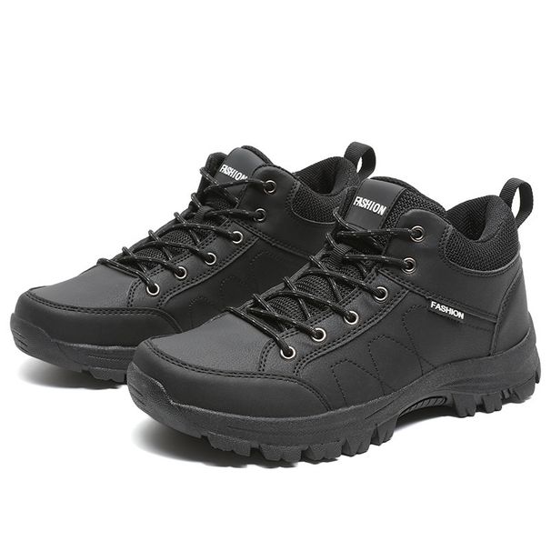 Men's Comfortable Thick Sole Martin Boots Durable Work Hiking Shoes_vogvips.com