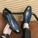 Euro Step New Men's Leather Brogue British Style Suit Breathable Height Increasing Casual Business Formal Wedding Shoes_vogvips.com