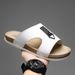 New Men's Slippers For Summer Wear, Fashionable Easy To Step On, Cool And Comfortable, Outdoor Leisure Trend, Beach_vogvips.com