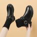 2024 New High-top Slim Fly-knit Two-way Martin British Style Short Autumn Winter Fashion Boots_vogvips.com