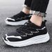 Sports Fashionable Thick Soled Versatile Dad Color Blocked Low Top Mesh Breathable Casual Shoes, Plus Size Men's Shoes_vogvips.com