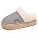 Shoes New Style Fleece-Lined Thickened Snow Fashionable Versatile Short Cross-Border Large Size Slip-On Women's Cotton_vogvips.com