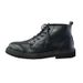 European Warm Series Light Mature Style Versatile Black Short Men Genuine Korean Version High-top Leather Shoes British Martin Men's Boots_vogvips.com