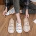 2025 Summer New Fairy Style Baotou Casual Soft Soled Comfortable Student Versatile Women's Mesh Shoes_vogvips.com