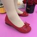Bow Beef Tendon Soft Bottom Soft Surface Soft Leather Mother Shoes Flat Bottom Non-slip Light Mouth Single Shoes Women Are Not Tired_vogvips.com