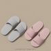 Women Summer Concise EVA Slippers Men Soft Home Slides Couples Bathroom Non-slip Sandals Adults Comfortable Outdoor_vogvips.com