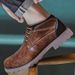 Martin Boots Men's Tooling Boots High-top Shoes Men's Short Boots Retro Casual Leather Boots_vogvips.com