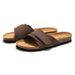 RUIZUSTOCK Spring And Summer New Cork Sole Slide Sandals Korean Style Men's Beach Shoes Matte Student_vogvips.com