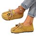Casual Slip-on Loafers For Women, Soft-soled, Suede, Ethnic Style, Lazy Shoes, 2025 Autumn New Model_vogvips.com