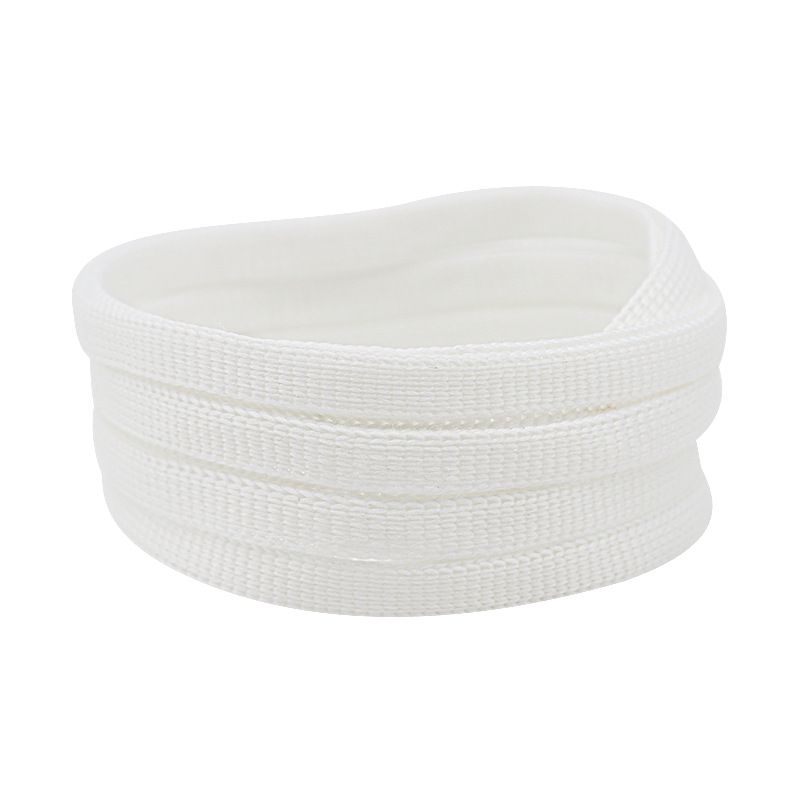LACES Classic Solid Color Flat Polyester Knitted Lace 8mm Wide_vogvips.com