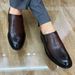Suitable For All Seasons 2024 Leather Trendy Business Hairstylist Slip-On Korean Versatile British Style Casual Men's Shoes_vogvips.com