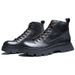 European Warm Series Martin Autumn New High-top Men's Mid-top Short High Street British Style Workwear Black Boots For Men_vogvips.com