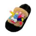 Women's Winter New Slippers For Home And Outdoor Wear, Korean Style Fashionable Thick-Soled Non-Slip Casual Plush Slide_vogvips.com