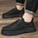 Italian Clearance New British Work Casual Low-top Martin Men's Leather Shoes_vogvips.com