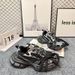 European Lace-Up Color-Block Runway Dad Shoes For Women 2025 Autumn Retro Distressed Thick-Soled Height-Increasing_vogvips.com