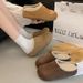2025 Platform Shoes For Women Autumn New Fashion Versatile Sports Casual Lightweight Retro Closed-Toe Half_vogvips.com