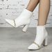 666-2 Women's Western Cowboy Coarse Pointed Versatile Comfortable High Heel Boots_vogvips.com