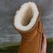 Winter Mid-Calf Snow 5825 Sheepskin Straight Solid Color Cotton Boots Flat Heel Warm Women's Shoes Classic Style_vogvips.com