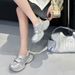 Dad's Women's Sandals 2025 Summer New Mh Breathable Hollow Velcro Lightweight Height Increasing Sports And Leisure_vogvips.com