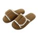 New Indoor And Outdoor Thick Sole Warm Non-Slip Velcro Maternity Cotton Slippers For Women Autumn Winter_vogvips.com