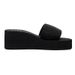 Summer New Fashion High Heel One-Strap Slippers Thick Sole Platform Solid Color Outdoor Beach Women's Wedge_vogvips.com
