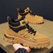 High-top Martin For Men, Autumn British Style Mid-top Leather Shoes, Men's Height-increasing Thick-soled Work Boots,_vogvips.com