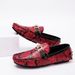 Silver Trendy Bean For Men 48 Large 47 British Casual Leather 46 Lazy One Step Driving Shoes_vogvips.com