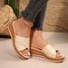 SHLIANG Women Sandals Wedge Heels Sandalias Summer Wedges Shoes For Women Summer Footwear Female Slippers S012A_vogvips.com