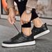 Board Shoes Men's Casual Men's Shoes Plaid Breathable Shoes Men's_vogvips.com