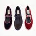 Foreign Trade Spain Original Fashion Mori Girl Retro Color Block Belt Buckle Round Toe Shallow Mouth Flat Mary Jane_vogvips.com