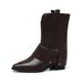 2025 Fall/Winter New Women's Short Boots, Fleece-Lined Warm Knee-High Boots, Pointed Toe Mid-Calf Boots, Cotton Shoes_vogvips.com
