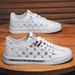 Men's Summer Four Seasons Suit Sneakers Trendy Versatile Light Genuine Leather Casual Slip-On Lazy Shoes_vogvips.com