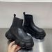 Tire For Women 2023 New Autumn Thick Sole Height Increasing Smok Tube Marti Slimming Short Boots_vogvips.com