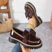 2026 Cross-border Plus Size 36-43 Women's Fashionable Niche Bowknot Thick-soled Retro Loafers Wholesale_vogvips.com