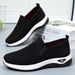 Women's Versatile Autumn New Cross-Border Large Size Single Soft Sole Comfortable Mom Slip-On Casual Shoes_vogvips.com