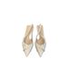 Stiletto Women's Cross Strap Pointed Mid Closed Toe Sandals Backless 2024 Spring Summer New High Heel Single Shoes_vogvips.com