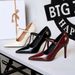 Women's Shoes Banquet Hollowed Out Pointed High Heels For Women, Stiletto Heels, T Strap Strap, Super High Heels, Low Mouth._vogvips.com