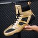 New Boxing Shoes Indoor Training Shoes Fighting Competition Shoes Large Size Fighting Shoes Squat Shoes_vogvips.com