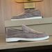 Men's Foreign Trade Jogging Shoes With Soft Rubber Soles, Slip-On Suede Leather Casual Shoes, Women's Large Size Loafers_vogvips.com