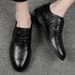 Men's Shoes Crocodile Pattern Men's Dress Gentleman's Leather Shoes Small Leather Shoes Large Size Shoes_vogvips.com