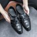 Men's Shoes Hot Selling Leather Sandals Retro Sandals Men's Summer Casual Shoes Outer Wear Buckle Hollow Leather Shoes Men_vogvips.com