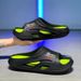 Men's Slippers 2025 Summer New Style, Lightweight Outdoor Wear, Comfortable Home Use, With A Sense Of Stepping Poop,_vogvips.com