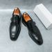 WalkPrime WalkPrime 2025 New British Style Buckle Business Casual Leather Men Formal Monk Retro Office Groom Shoes Trendy_vogvips.com