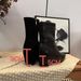 2025 New French Style Square Toe Chunky Heel Short For Women, Height Increasing Slim Boots, Fashionable Boots_vogvips.com