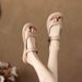 Super Comfortable Fairy-style French Flat Half-sandals For Outdoor Wear, 2026 Summer New Model, Genuine Leather_vogvips.com