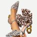 Women's High-heeled Single Shoes Leopard Print Pointed Buckle Bow Women's Shoes Trendy Sexy Fashion Simple_vogvips.com