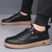 2025 Spring And Autumn New Slip-On Men's Soft Sole Trendy Versatile Casual Leather Shoes Sneakers_vogvips.com