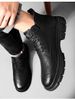 Thick-soled High-top Retro Martin Boots Waterproof Short Boots Outdoor Tooling Boots Heightening Men's Shoes_vogvips.com