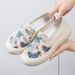 Old Beijing Cloth 2025 Summer New Women's Flat Bottom Canvas Casual Fashion Student High Heel Soft Sole Ethnic Style_vogvips.com