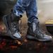 Combat Boots Medium Tactical Boots Black Desert Boots Rubber Sole_vogvips.com